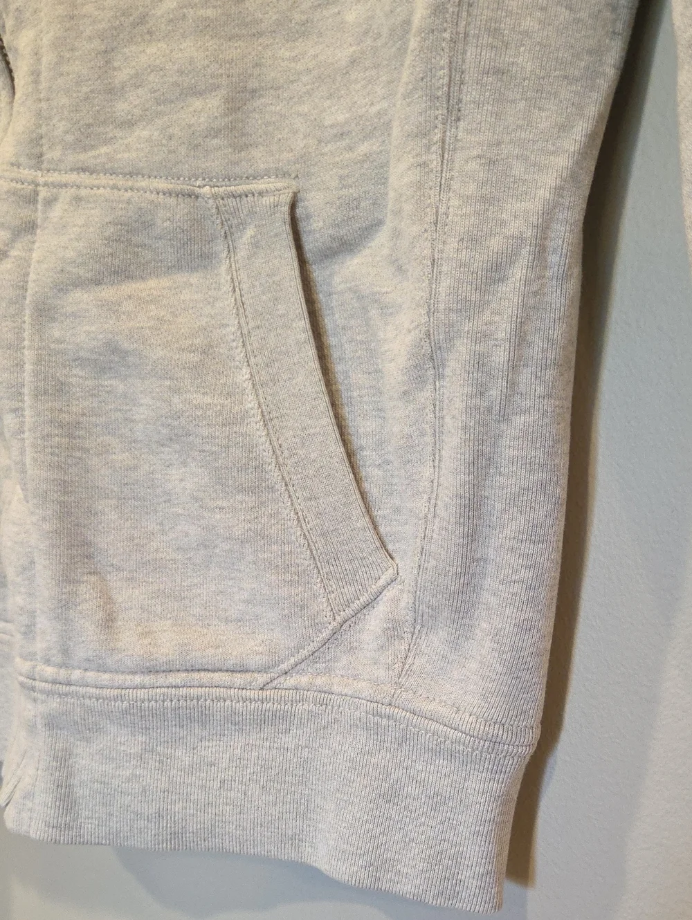 Polo by Ralph Lauren Heather Light Gray Heavy Weight Full-Zip Hoodie